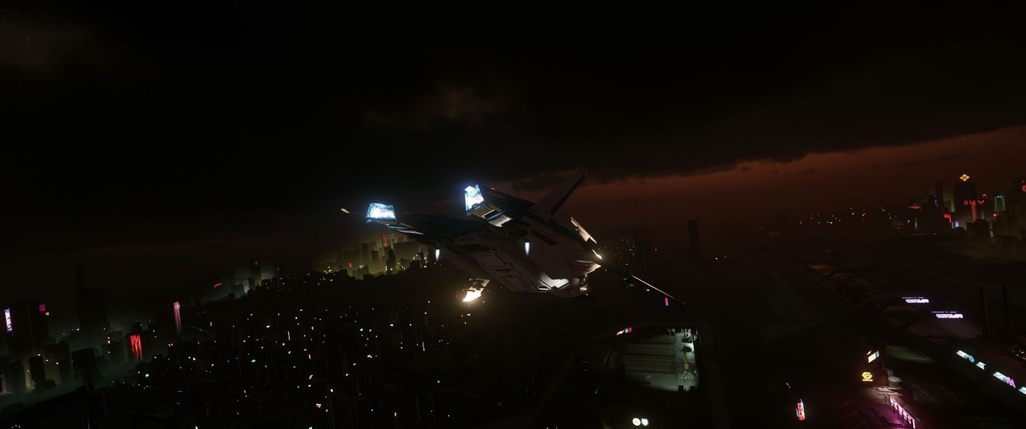 Stock paint and angry skies at Area 18