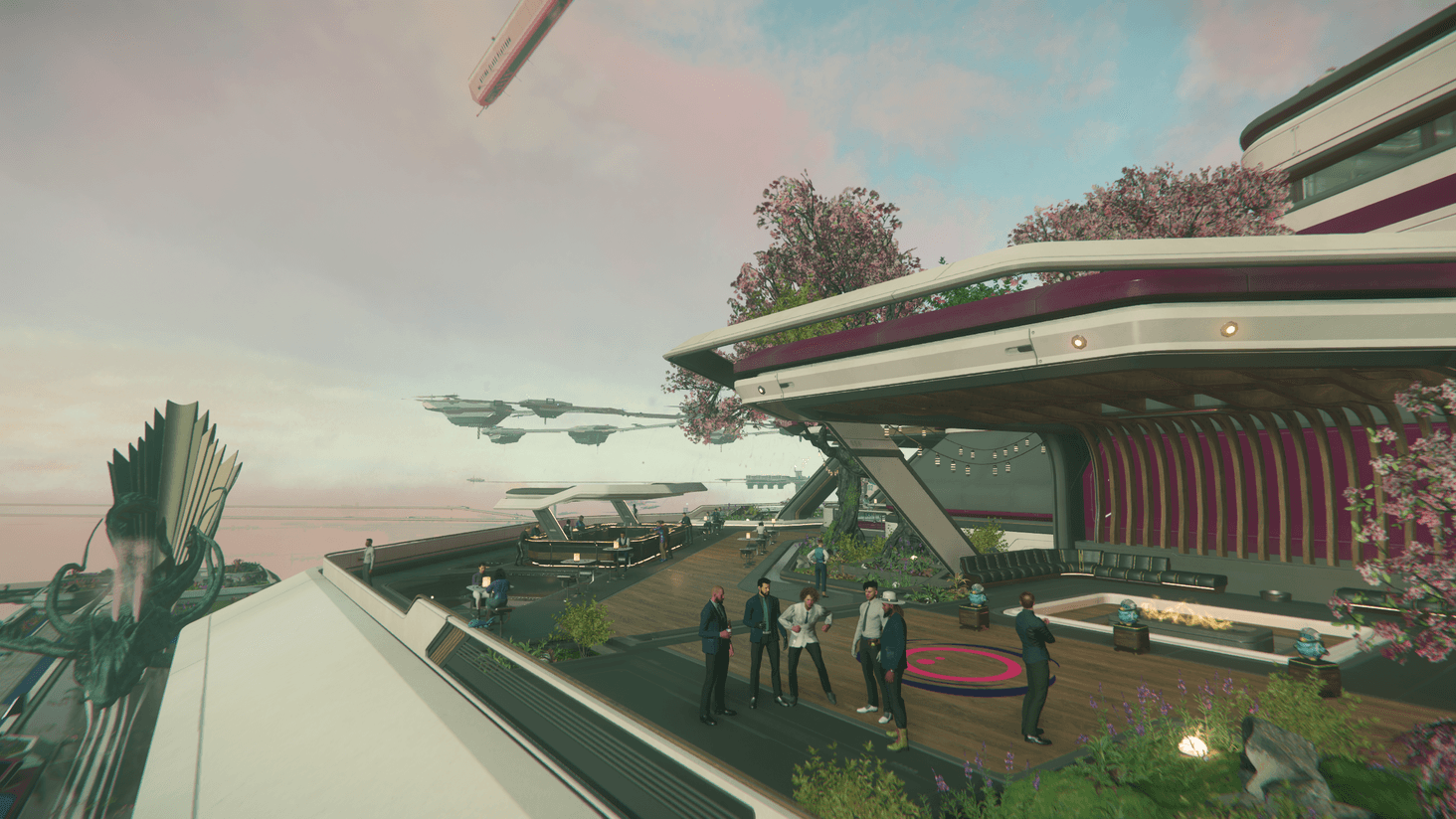 The City Above the Clouds and with a few drinks going down! Voyager Bar Orison!