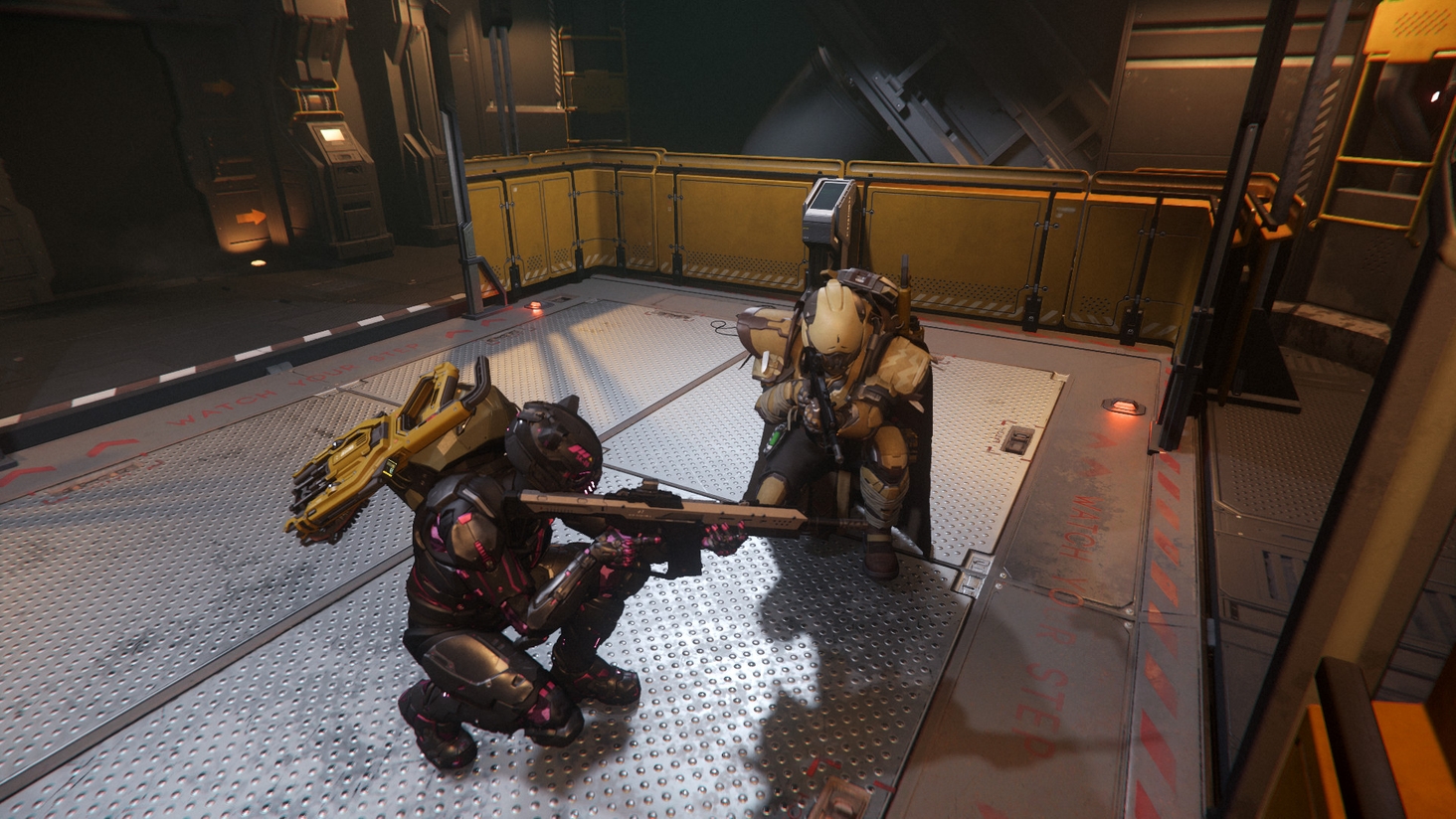 Geared up and ready for first bunker. This might get ugly! "Remember NO GRENADES!"