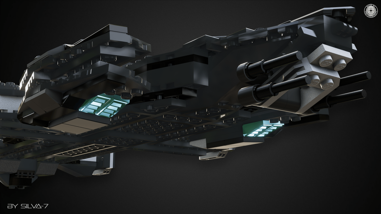 The tail turret can be moved vertically