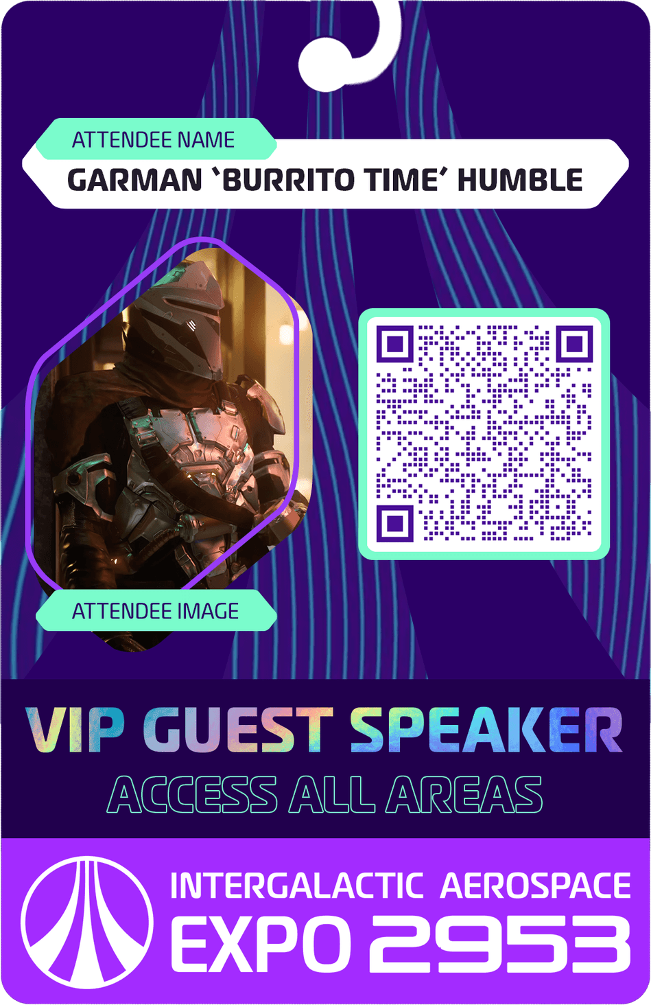 Obviously a very special guest would have attended this year