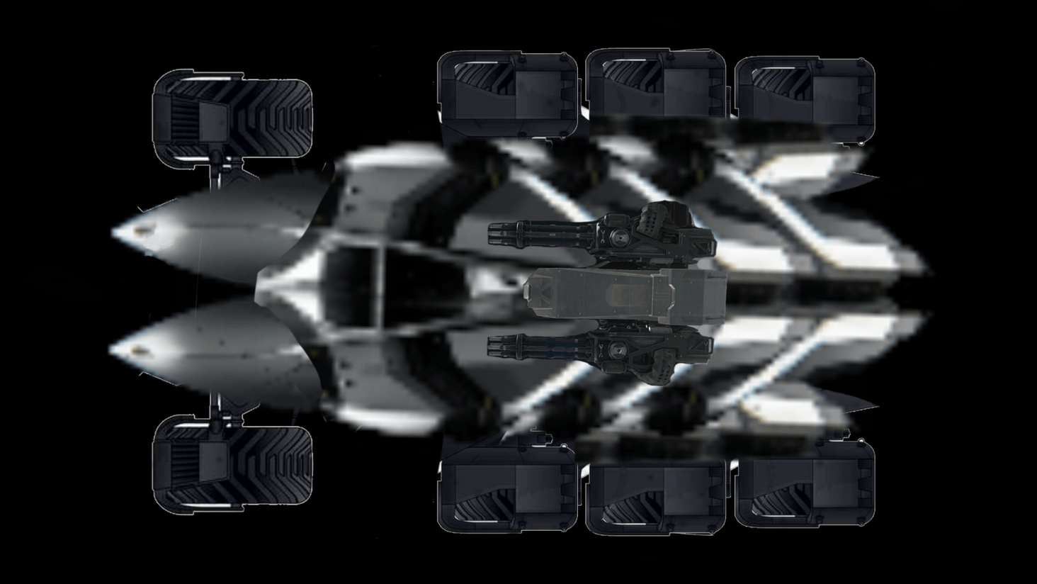 Lancelot with turret Top view