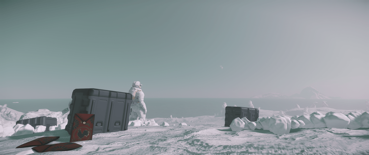 Screenshot taken from Clio. 

Euterpe can be slightly seen past Clio's frozen lake.