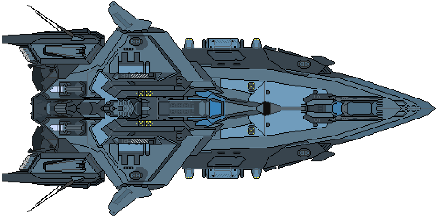 2D Pixel RSI Perseus (with hardpoints).