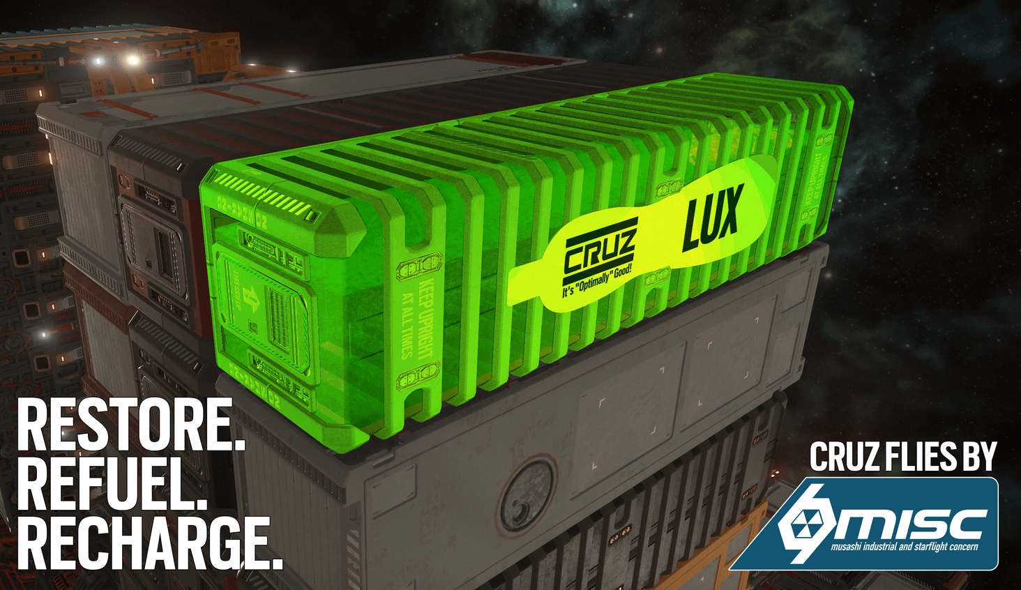 CRUZ LUX, brought to you by MISC (No Banners version)