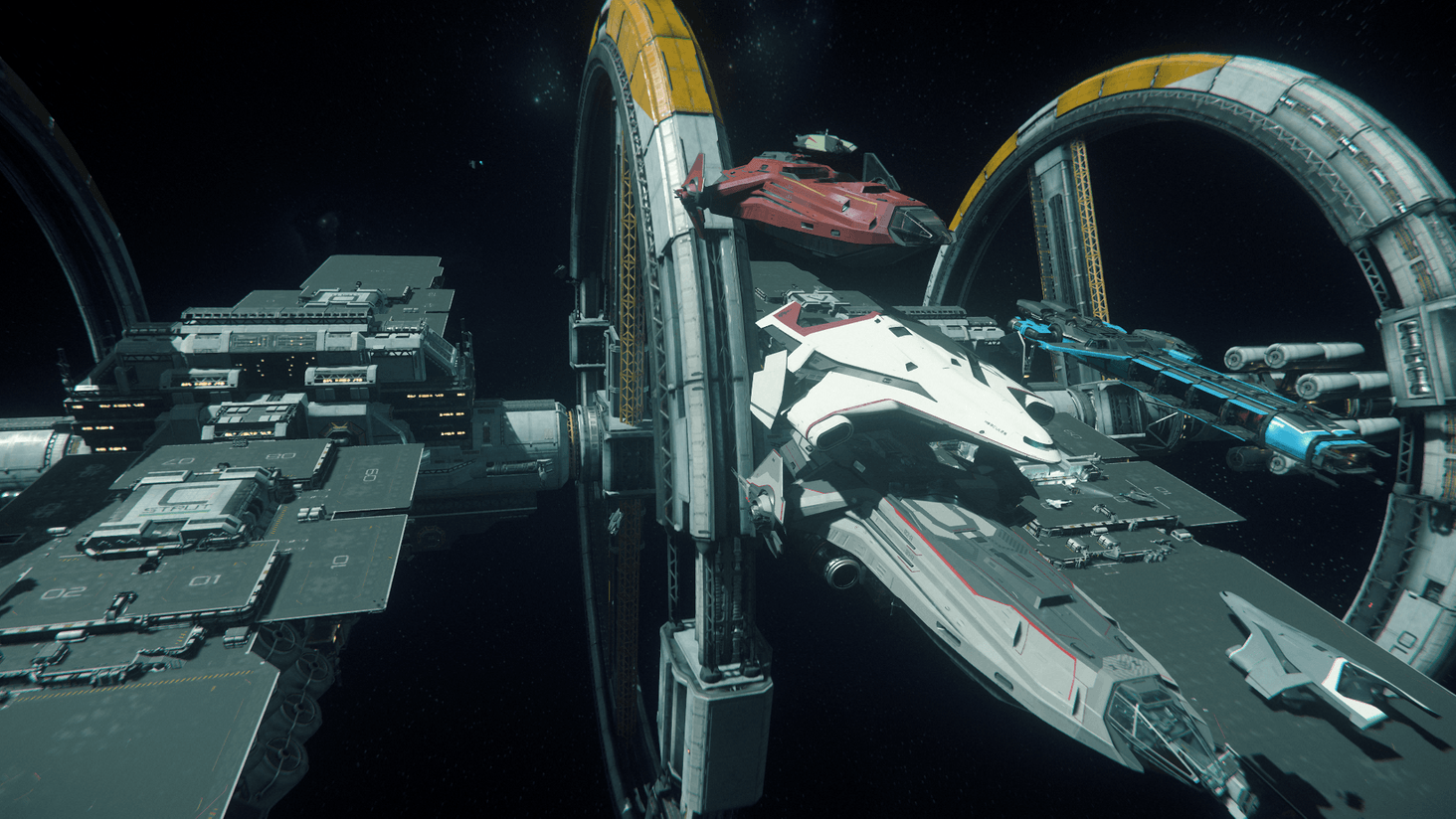 Citizens saying good bye to our beloved Port Olisar.