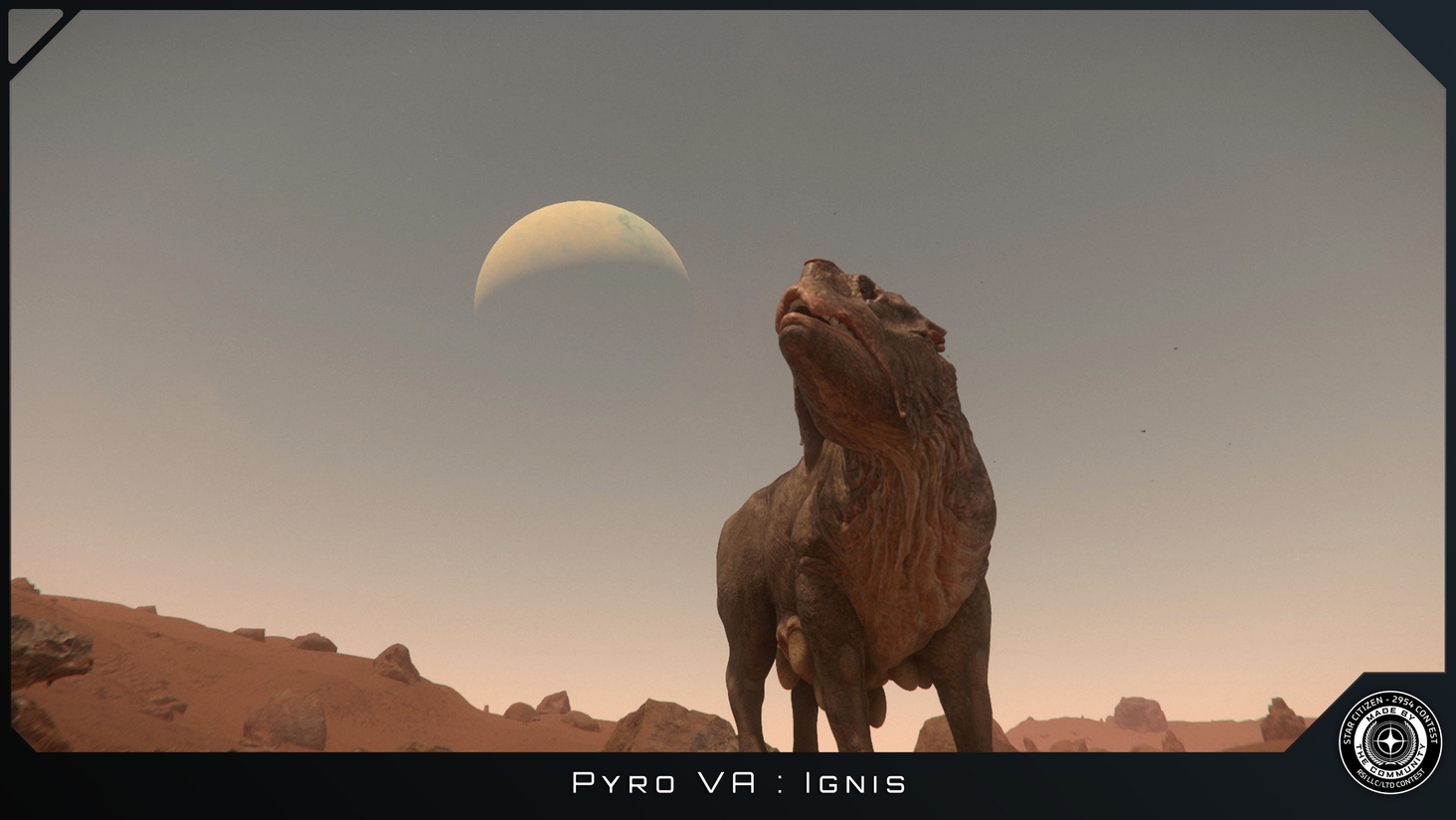 Howl at the moon... err moo at the planet