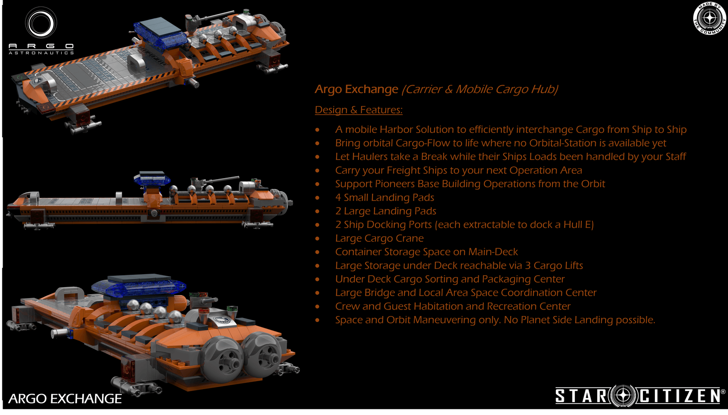 Argo Exchange Concept Design and Feature Brief