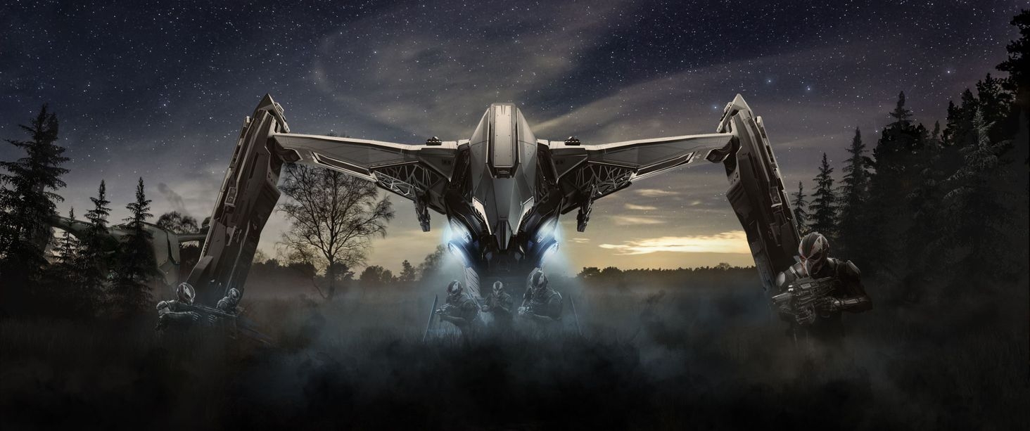 Esperia Prowler Wallpaper 
- Photoshop composition without logo