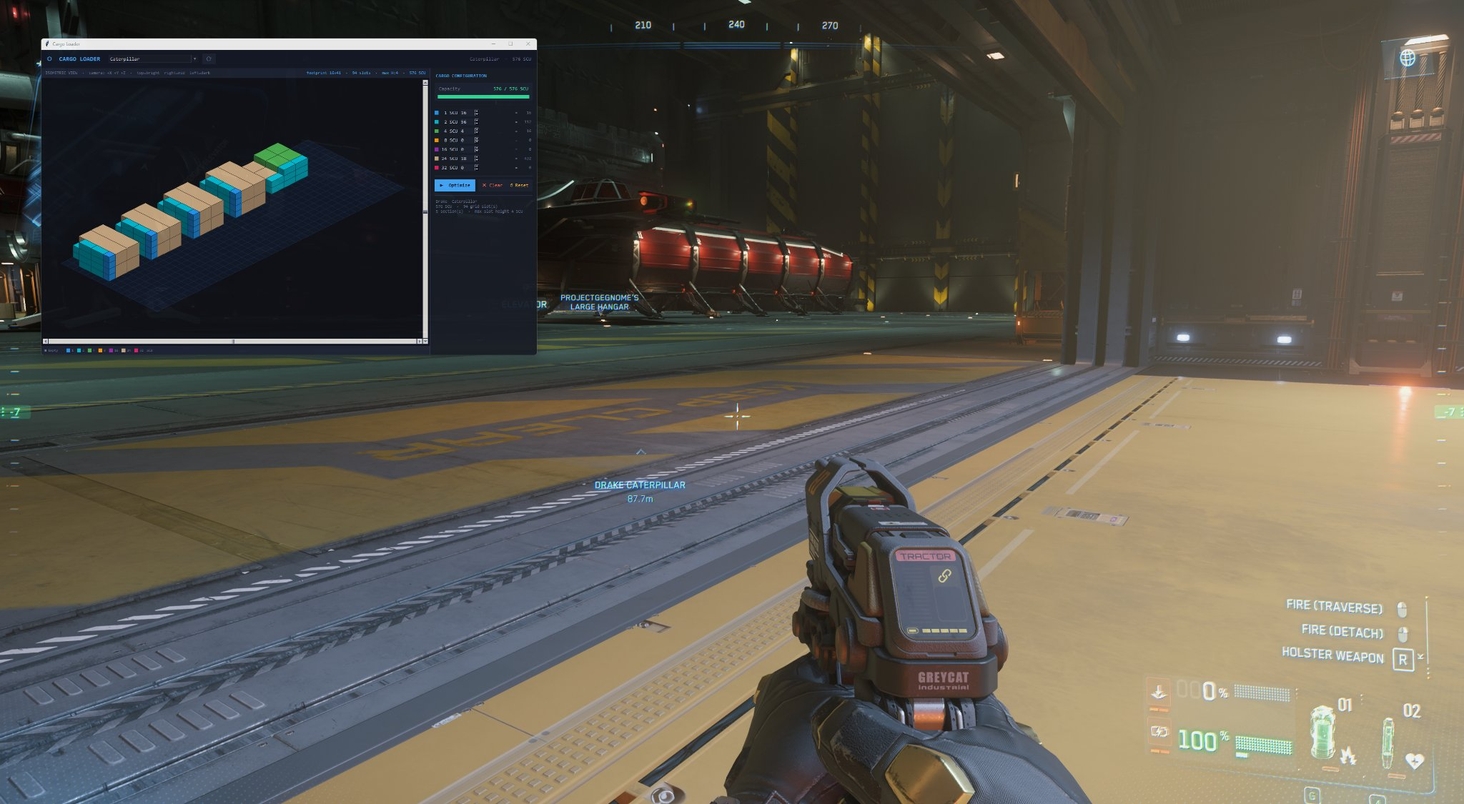 Cargo Loader: so you can plan your cago layouts before loading begins