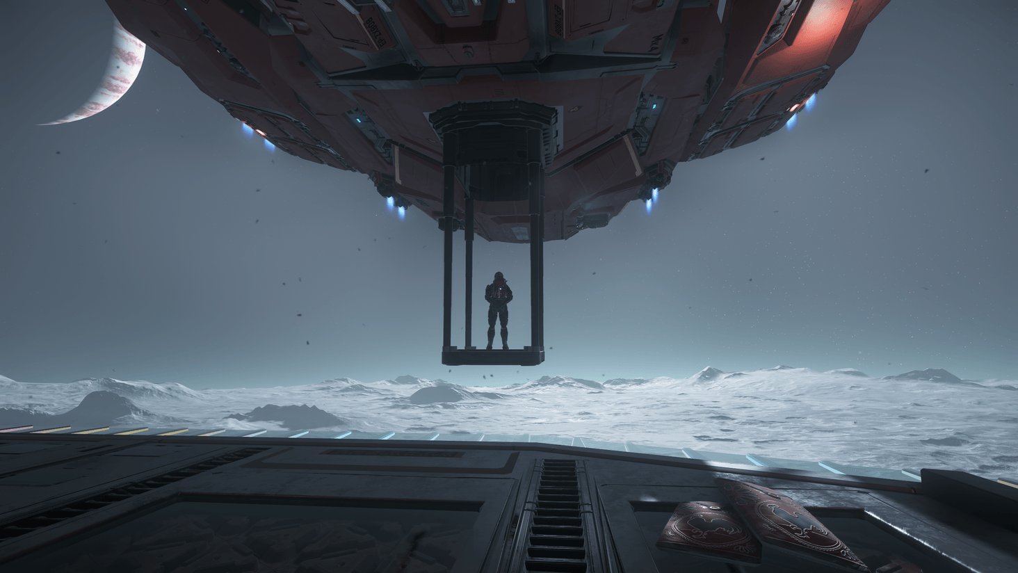 Even a ship captain need to admire the view from the outside every once in a while!
[Moon: Yela]