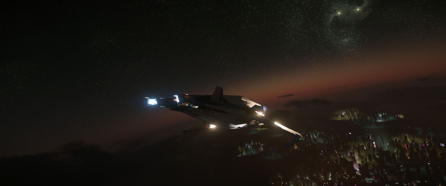 Stock paint and angry skies at Area 18