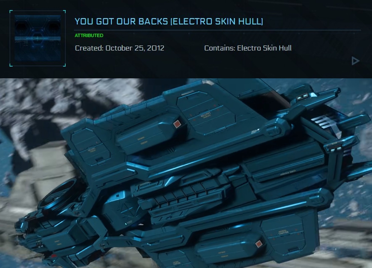 Electro Hull Skins