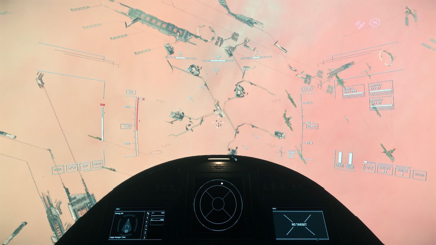 Arriving at August Dunlow Spaceport.