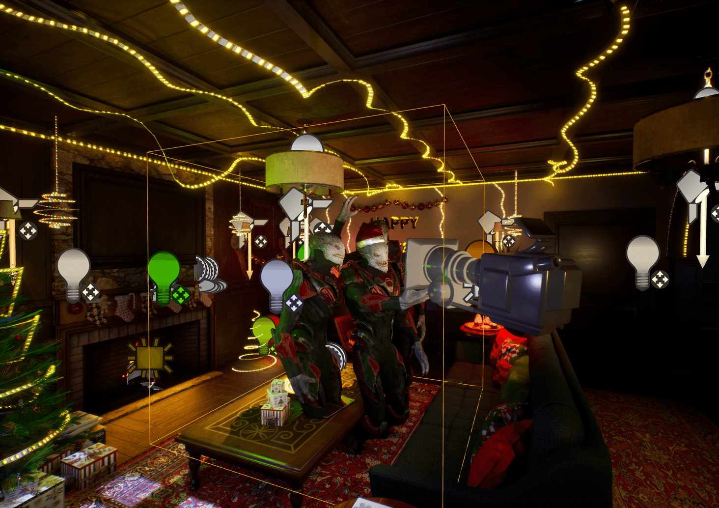 Backstage on UE5, lighting, camera, enviroment