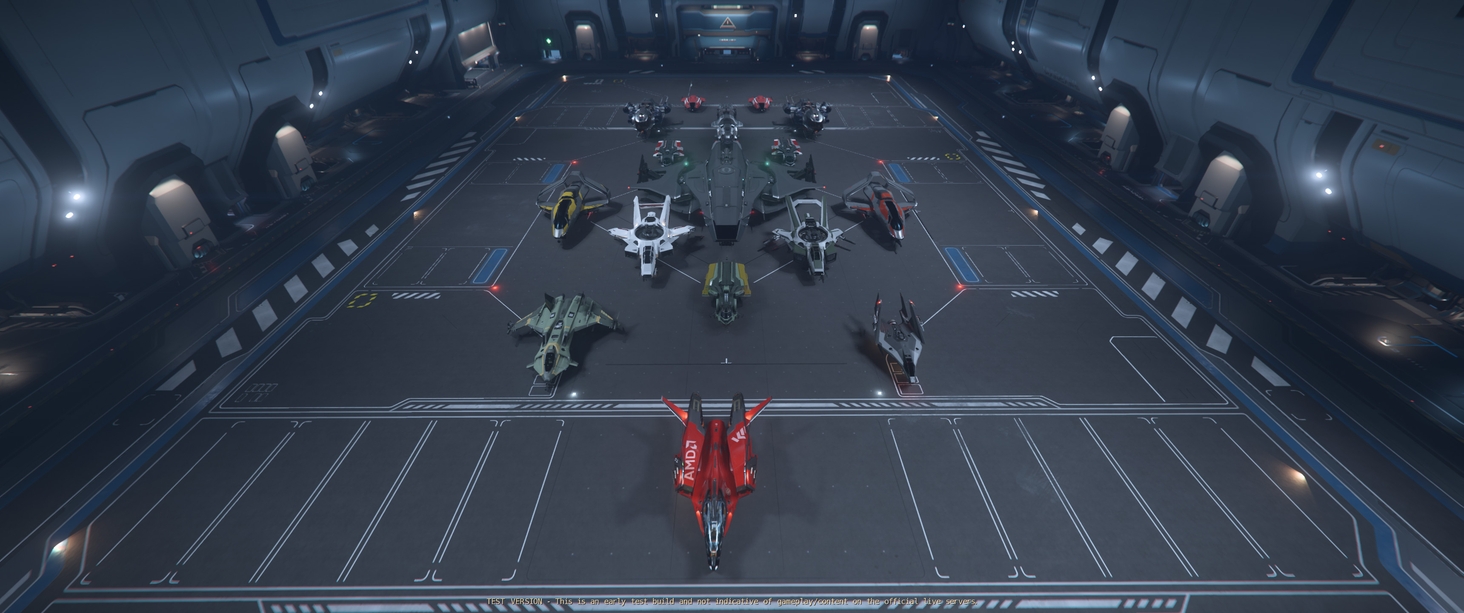 The fleet show, not all 20