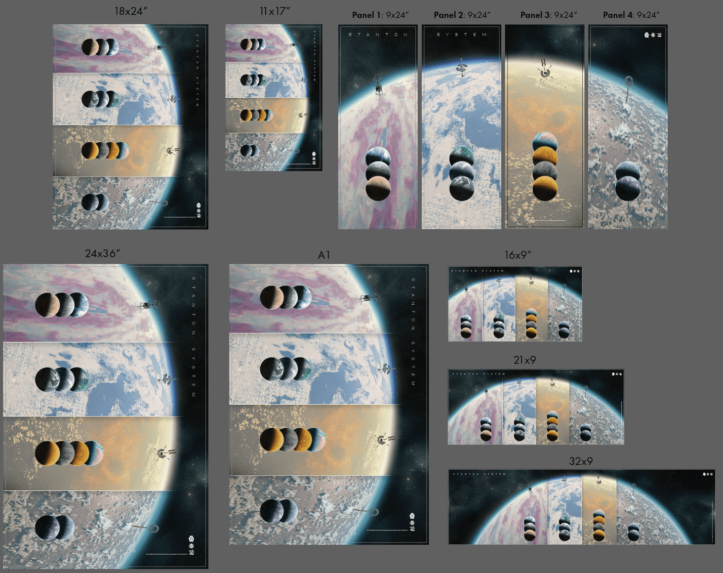 The variations I have already created, some by request