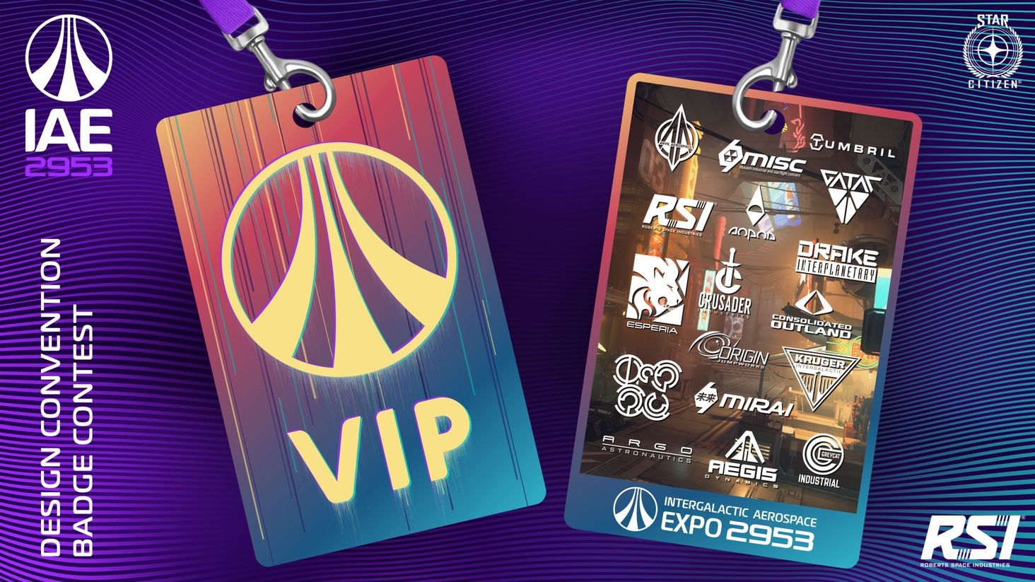 Neon Heat Vip Badge