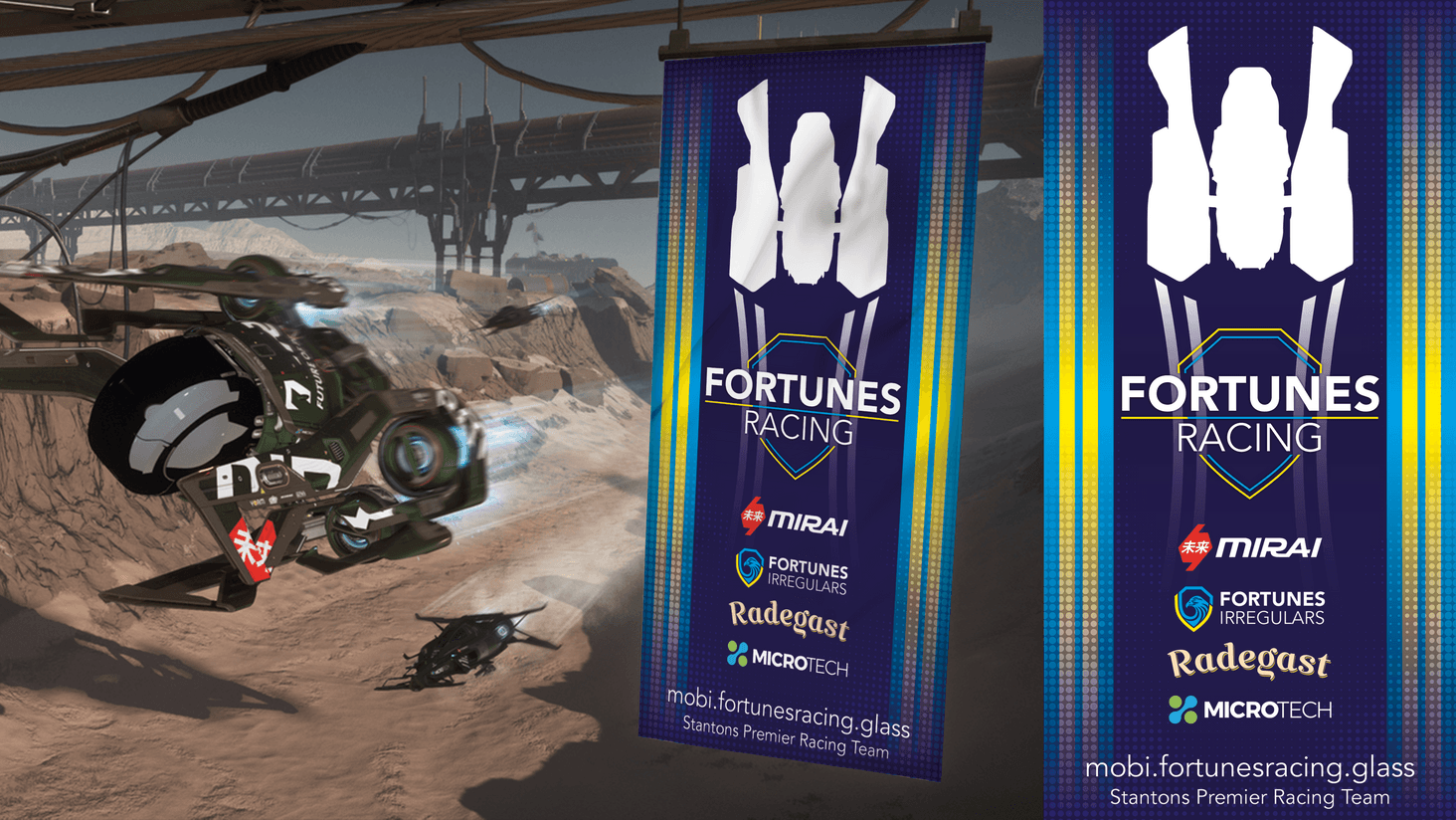 Stella Fortuna 2954 Banner Design Contest – Racing

Design in situ & standalone.

Inspired by Martini Racing.