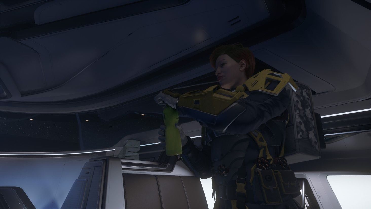 They may not have put in waste disposal bins, but the ship is big enough to carry thousands of empty Cruz LUX bottles.