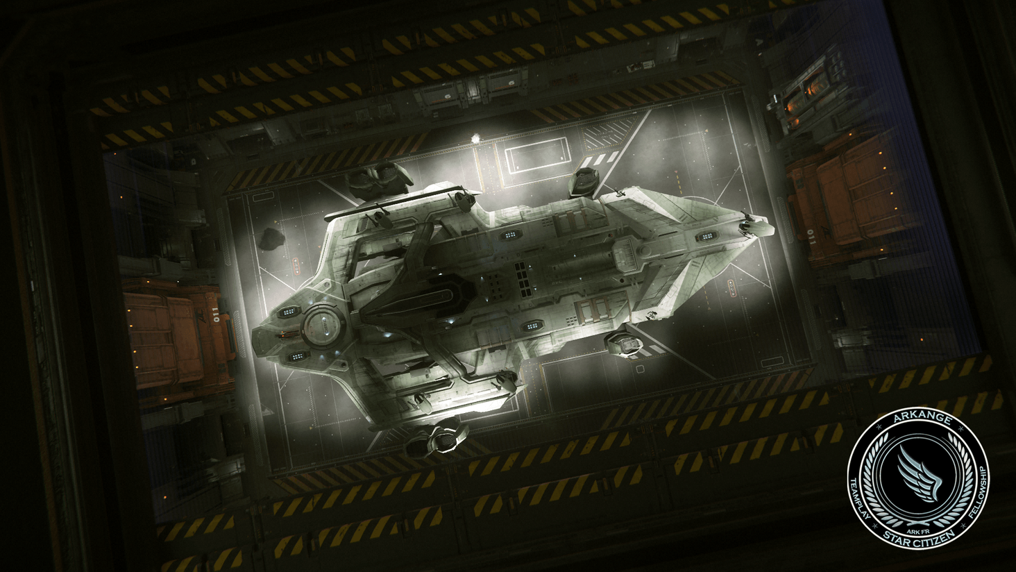 Arriving at Area 18, ArcCorp.