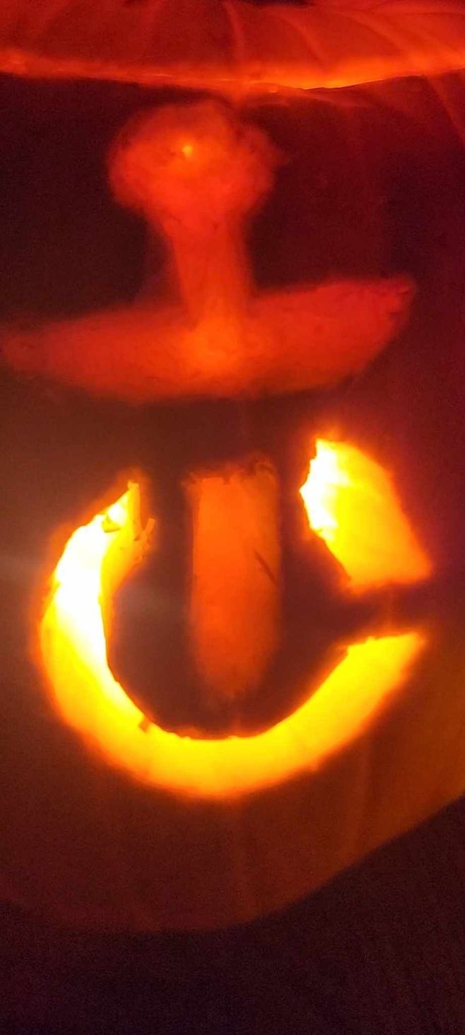 Crusader logo cut out!