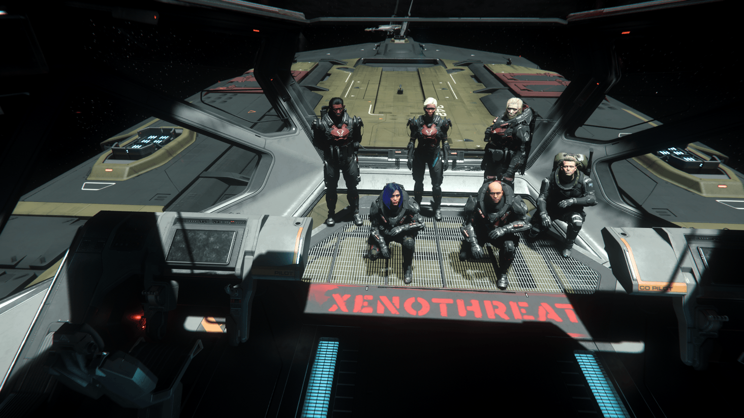It took us to fight all NPC's and 2 sneaky players that respawn several times on a C8R to take the ship. GG to those guys.