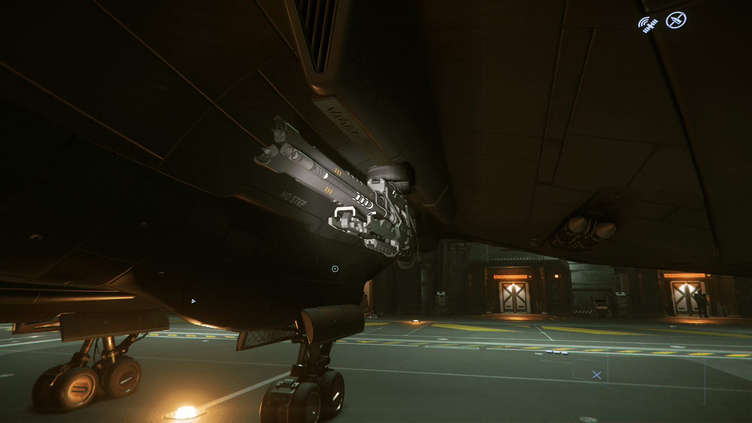 Left wing repeater on gimbal