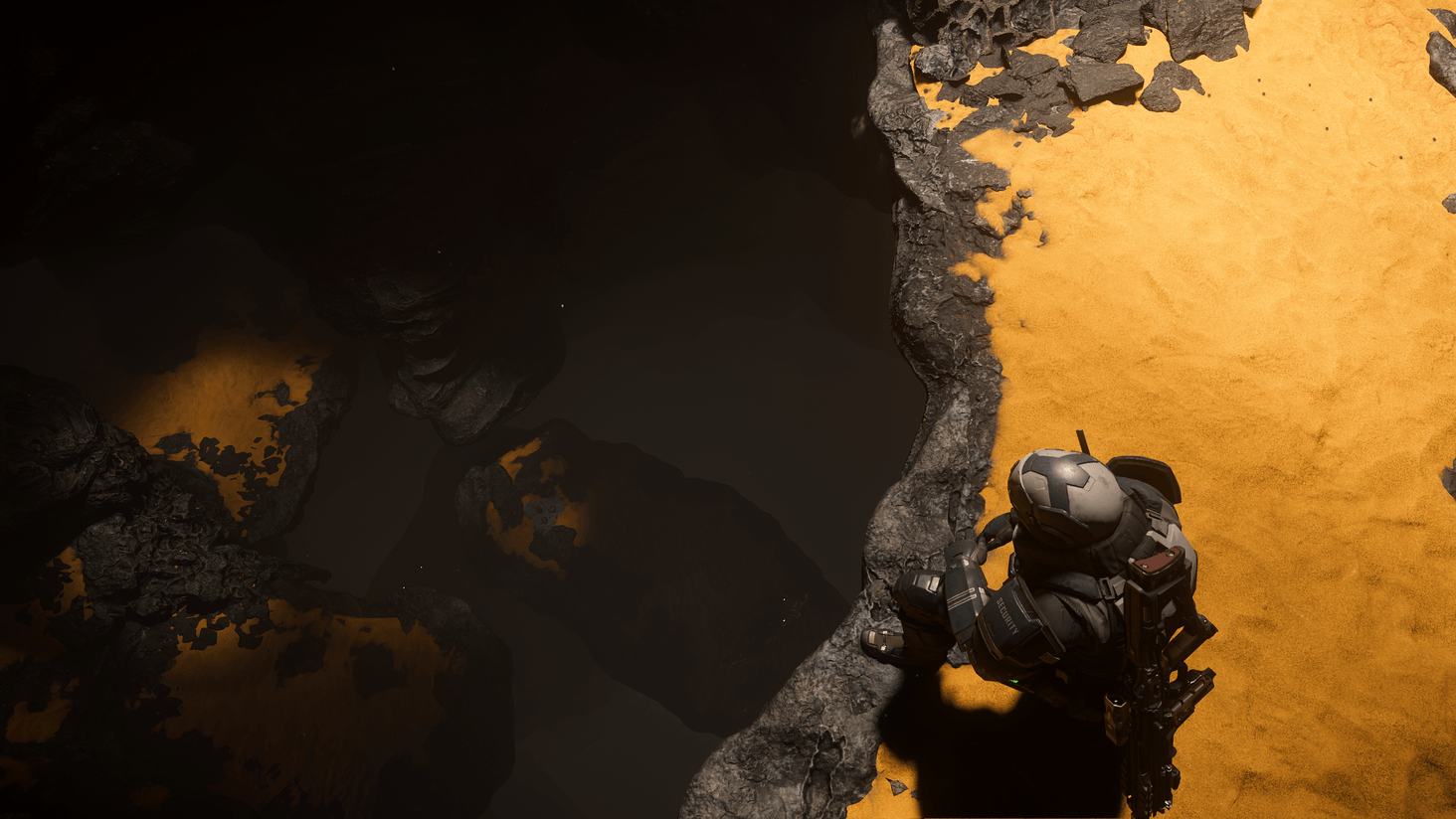 I wonder how far down this goes.
