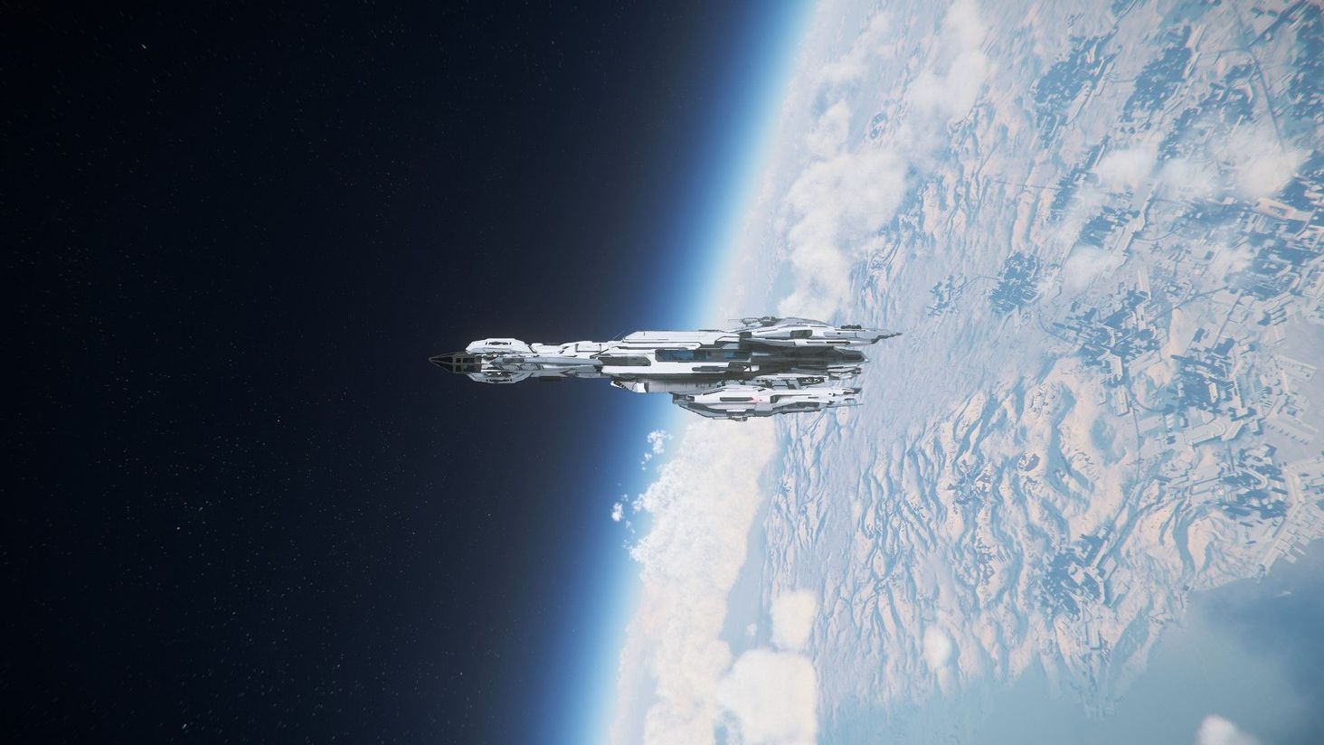 The most useful series of ships. Are you alone? Enjoy 4 big guns, a boatload of missiles. With friends? You have Turrets, snubs, copilot seats, cargo bay big enough for multiple vehicles, the works!