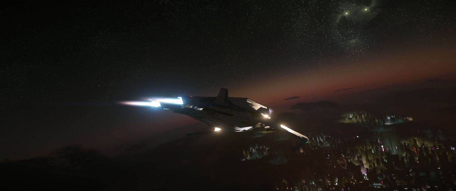 Stock paint and angry skies at Area 18