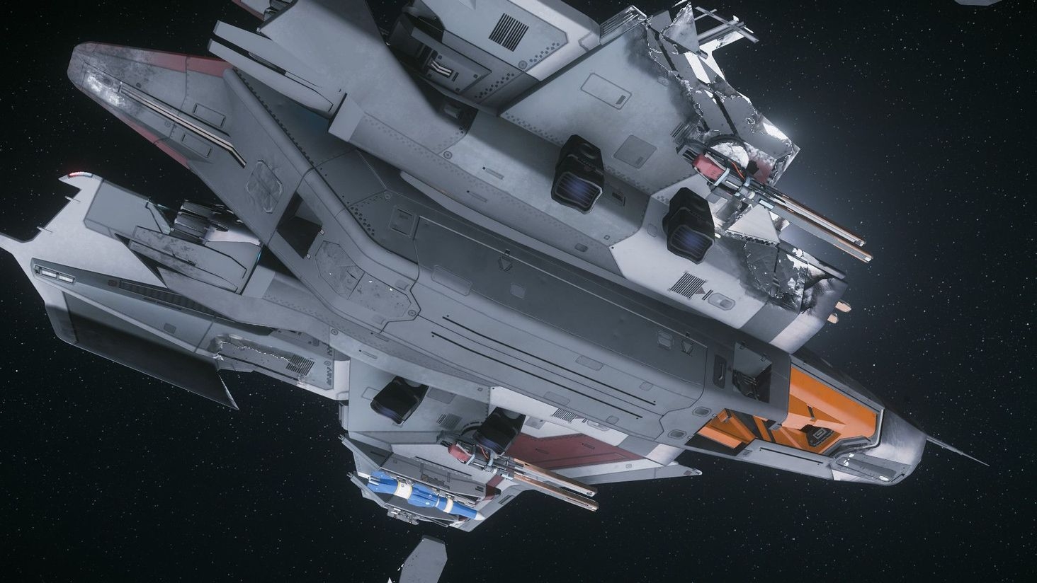 Entry doors, component doors, unfortunately torpedo doors. I haven't seen a ship with so many little bits that can be shot off.