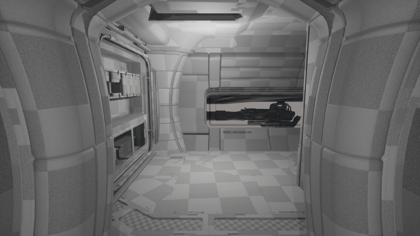 Entrance to the habitation area