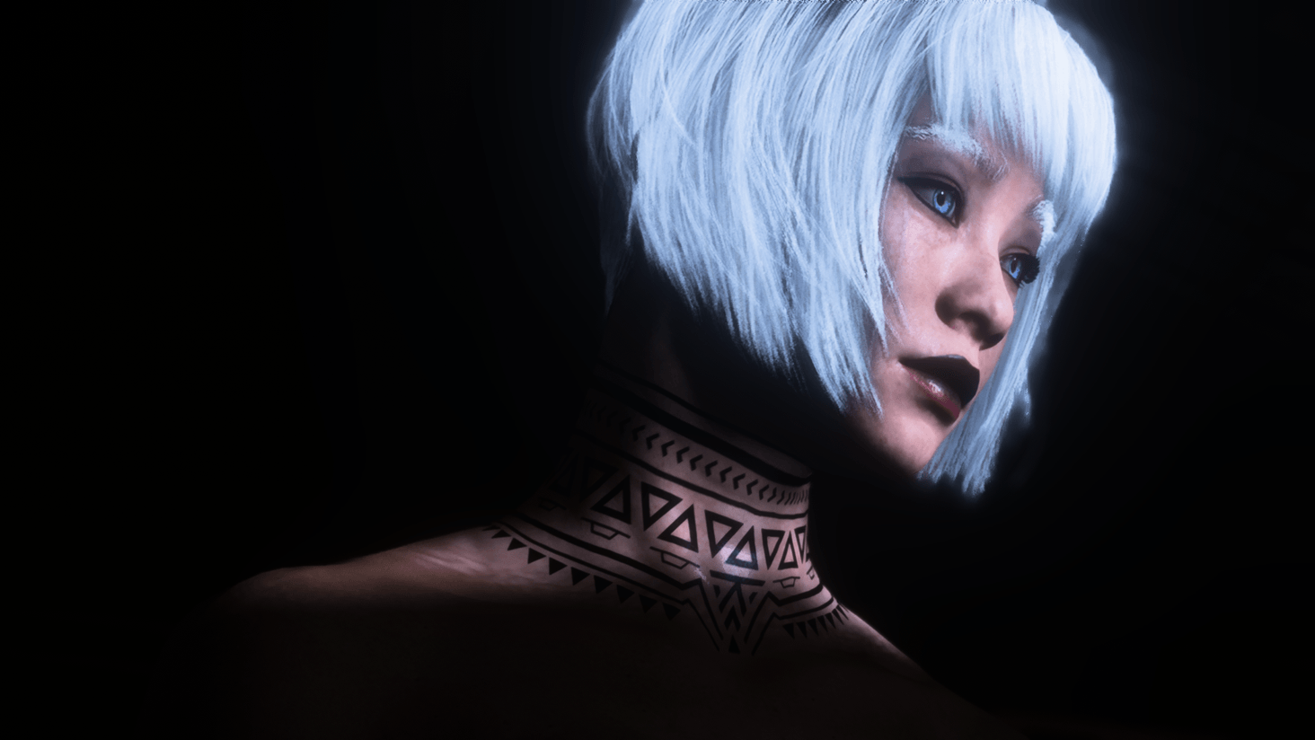 The ghost in White, a self portrait.