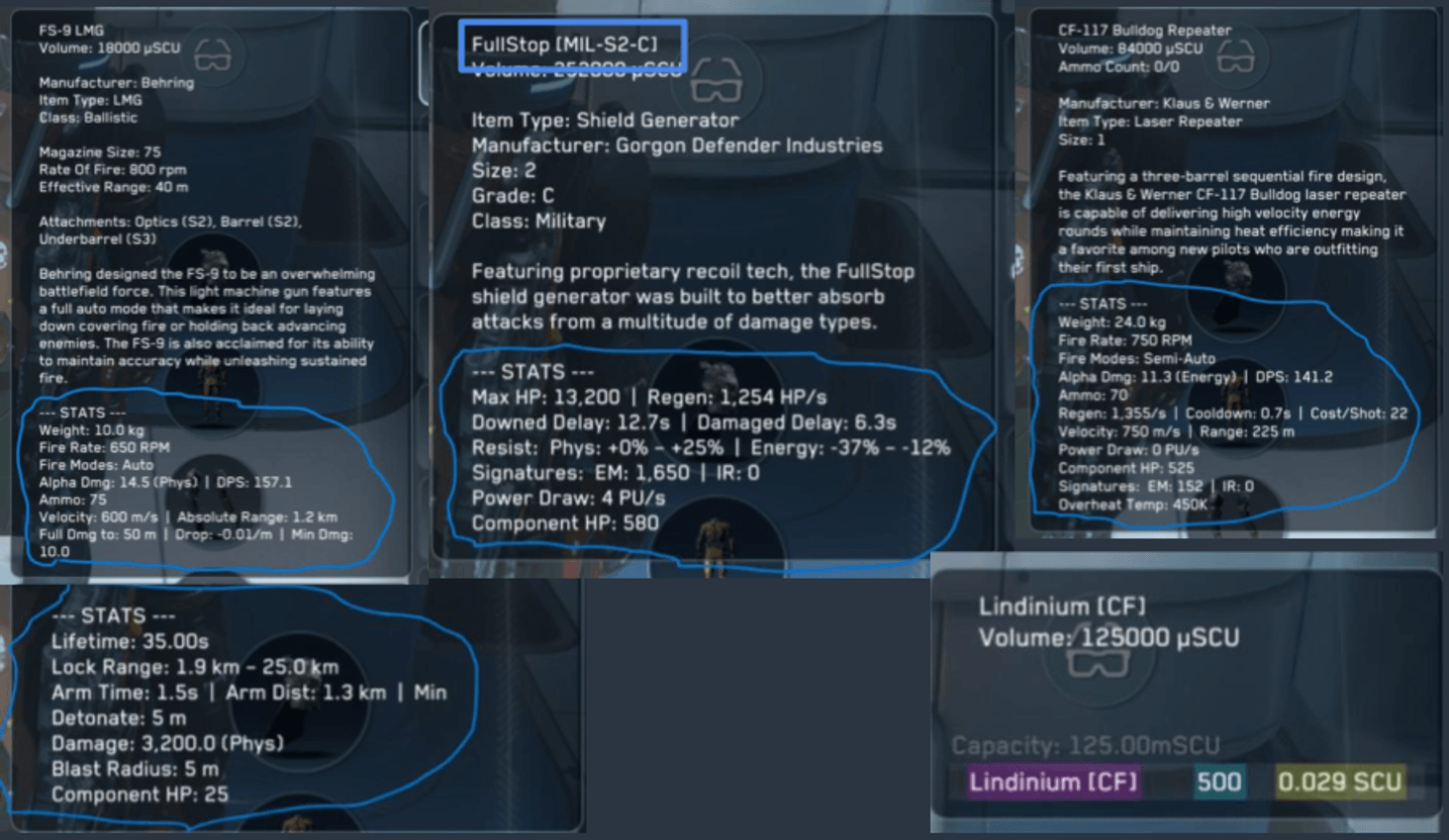 Various item stat enhancements and crafting annotation for crafting commodity