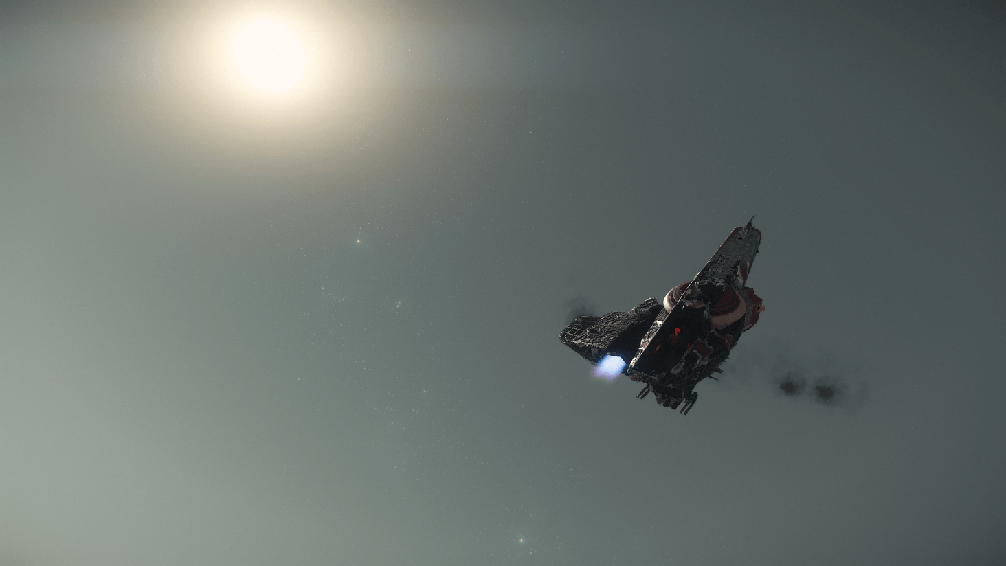 The inevitable result when trying to EMP the IDRIS with a hawk..