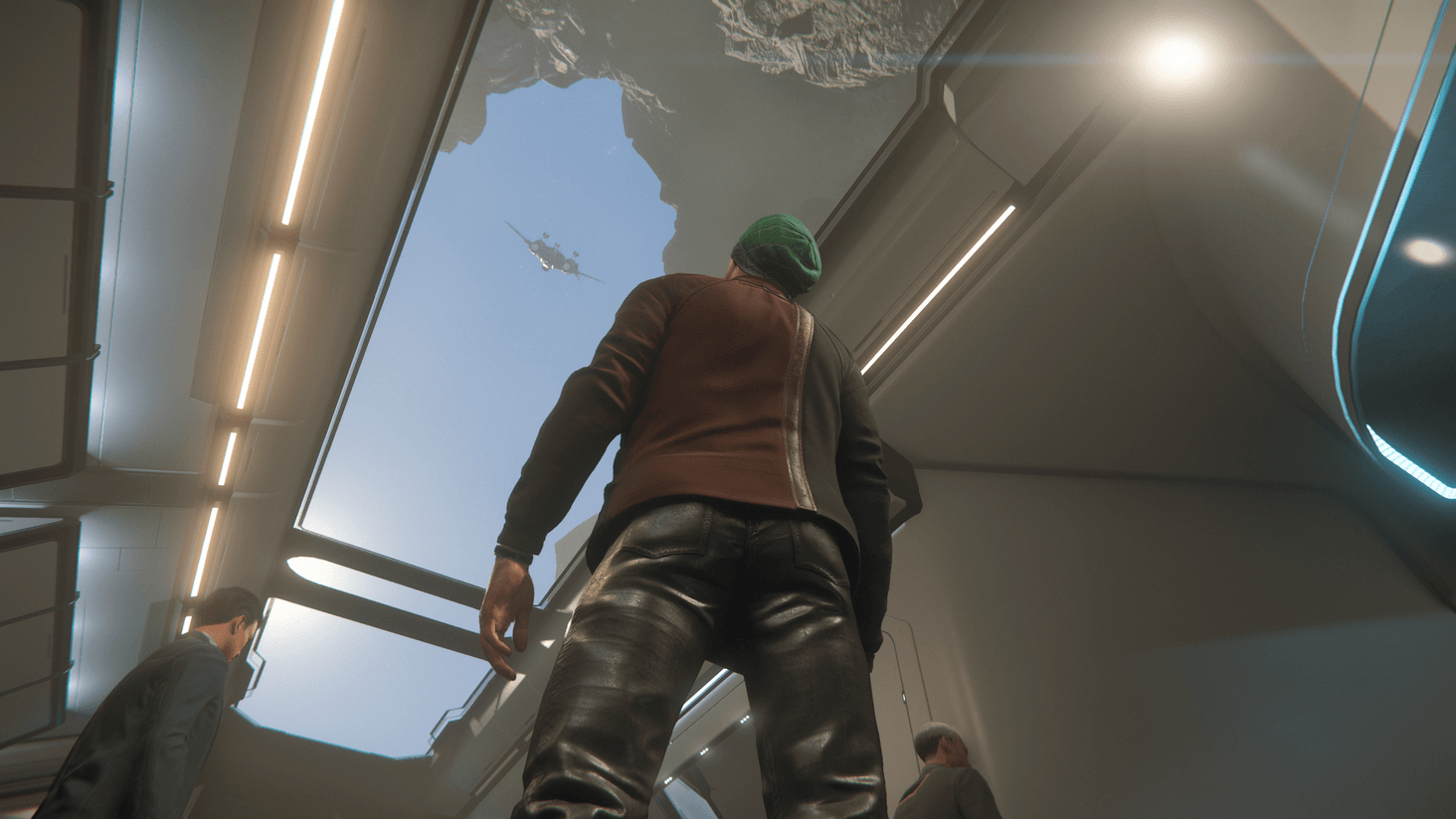 Picture from a discovery tour around microTech, or Stanton IV.