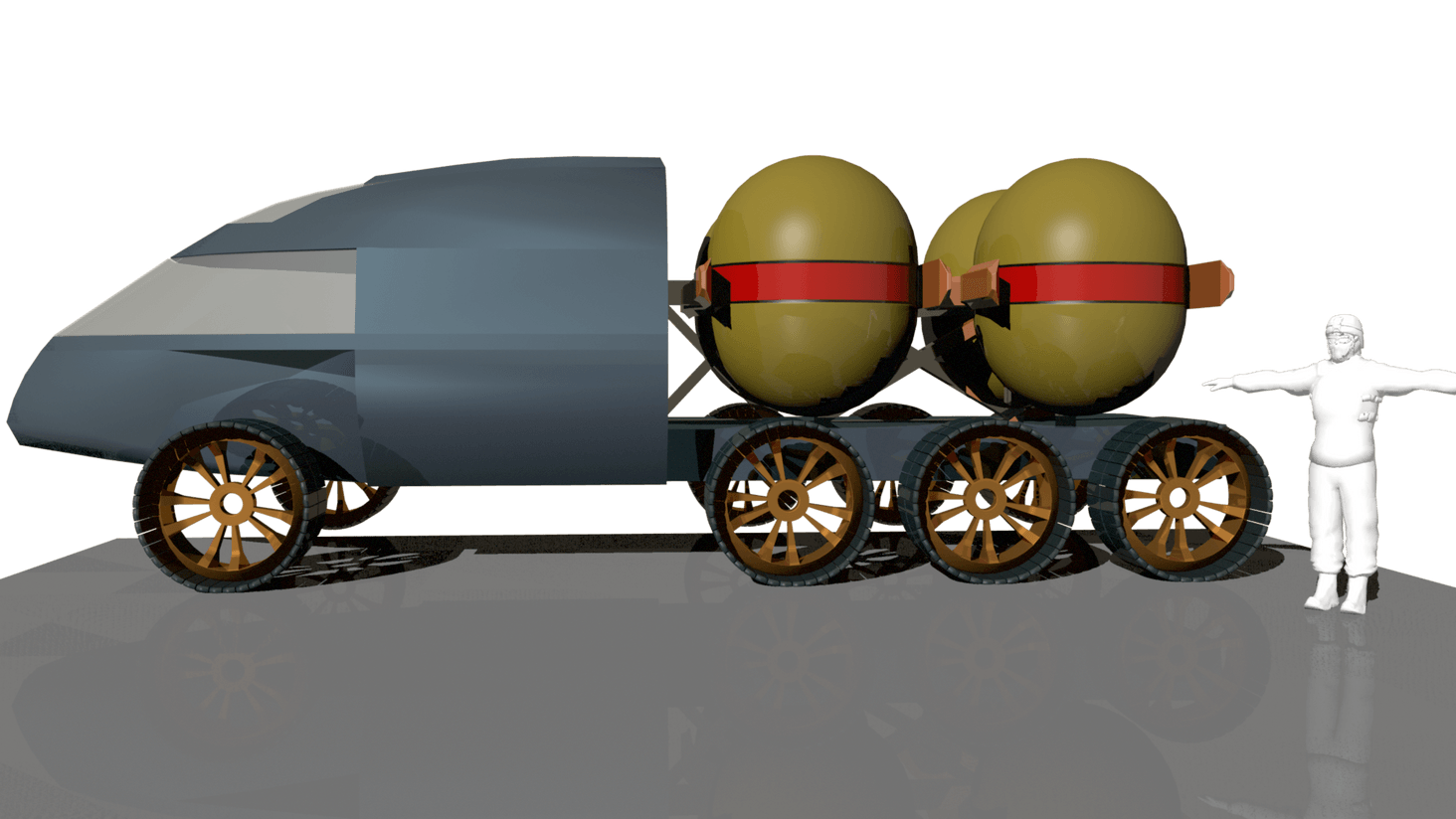 added gas pod frame.