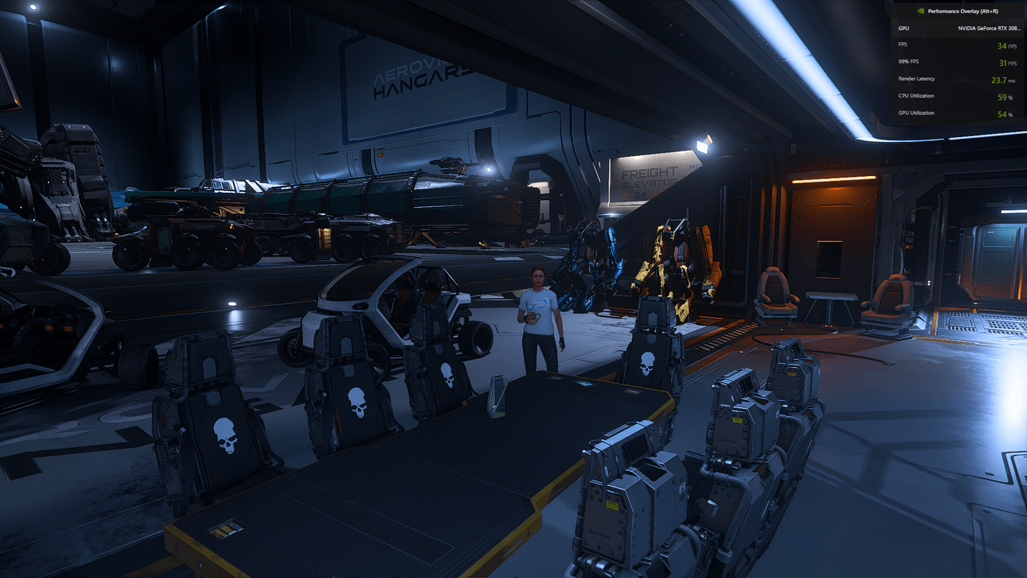 Enjoying a cup of coffee before the crew arrives for the morning debrief.