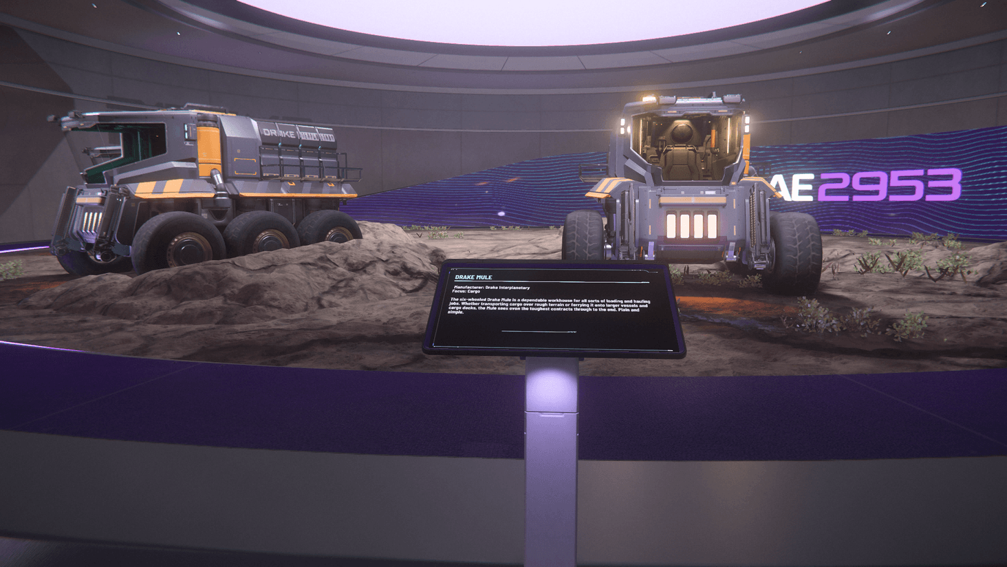 Drake Interplanetary Mule.

In-Game Screenshot (RAW). Star Citizen Alpha 3.21.1 : 1920x1080p, no post-editing.
