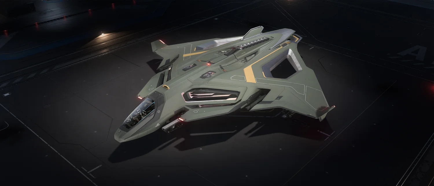 Aegis Sabre Raven EX en vol dans l’espace