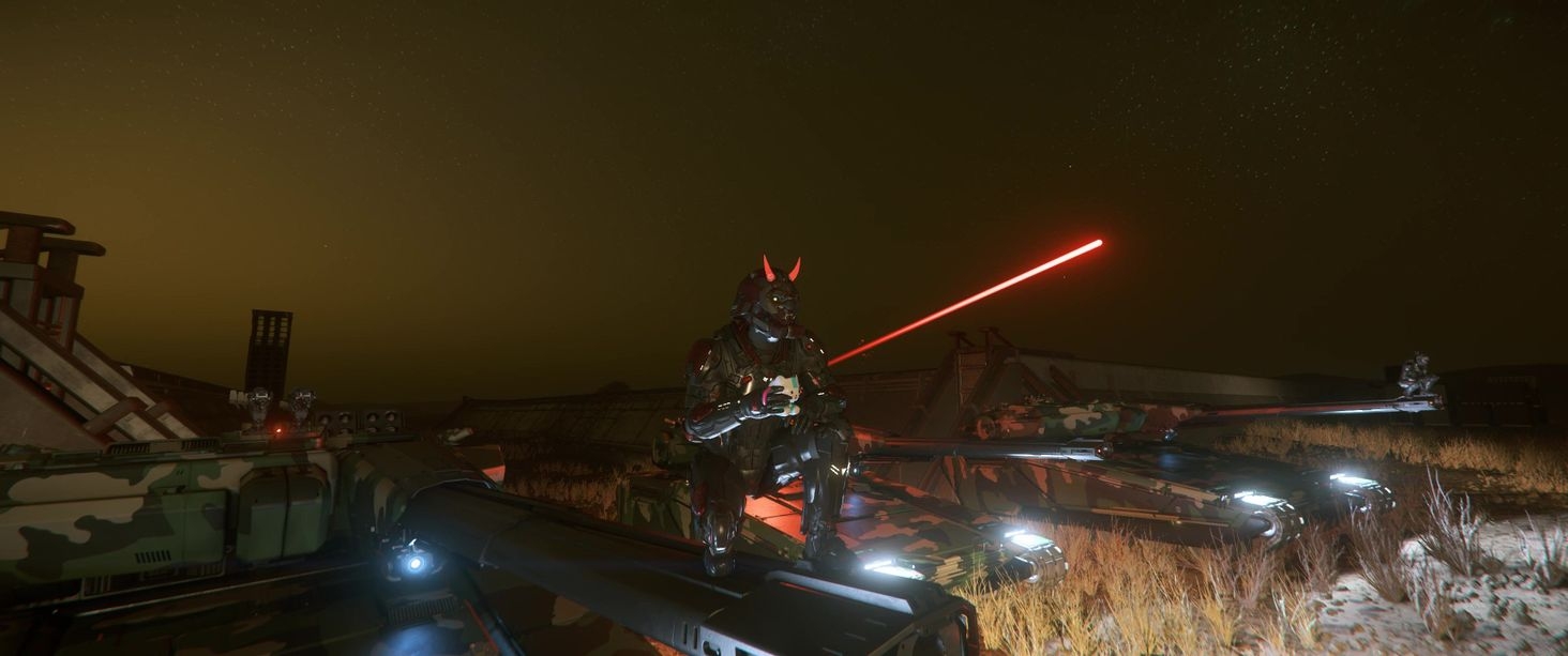 Found some random pirates in their Nova Tanks and decided to join in on the fun and drink my coffee as i watched 