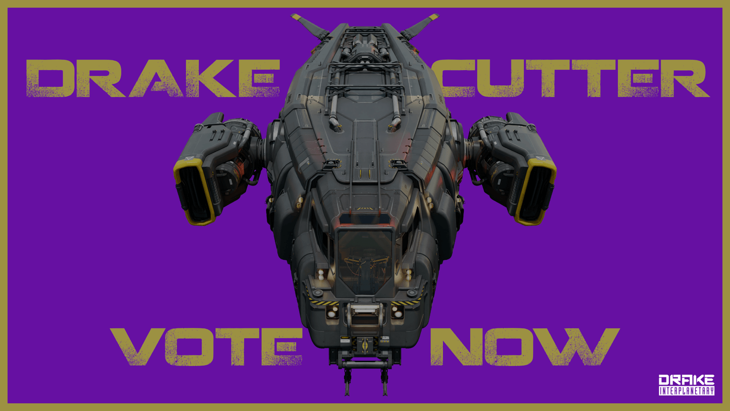 Everyone is always voting for their big whale ships, let's show them what the little man can do in the verse!
Stand up against elitism and cast your vote for the Cutter!