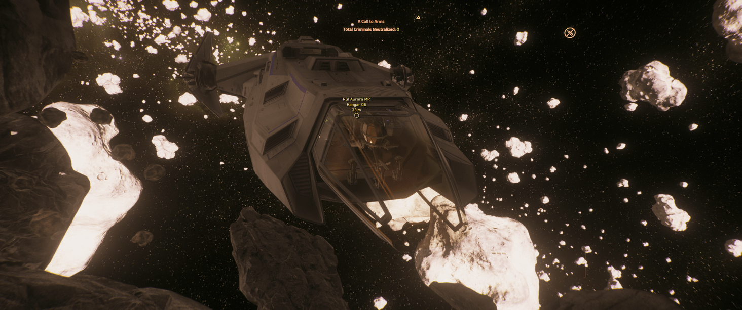 Aurora driving a Carrack
