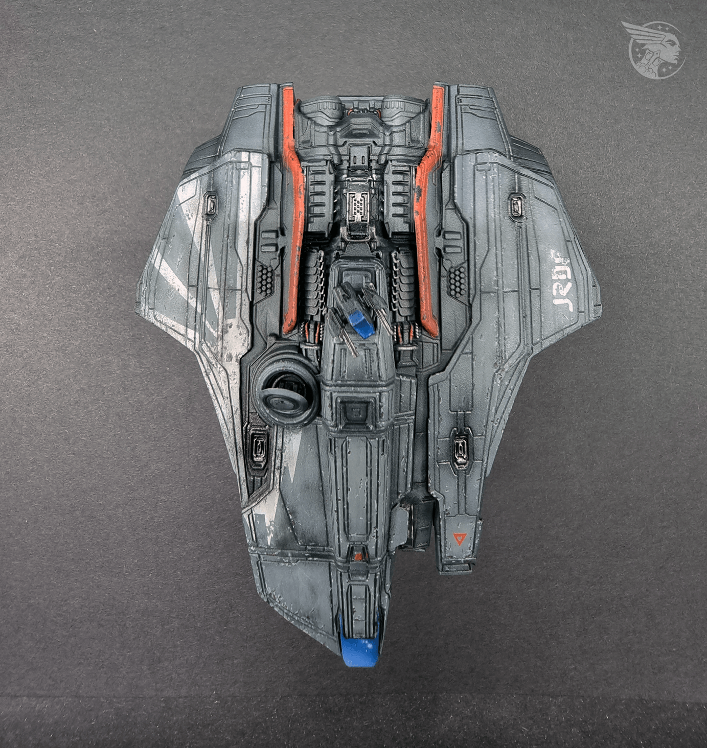 Some more dirt and grime was added with various acrylic, oil and enamel colours.