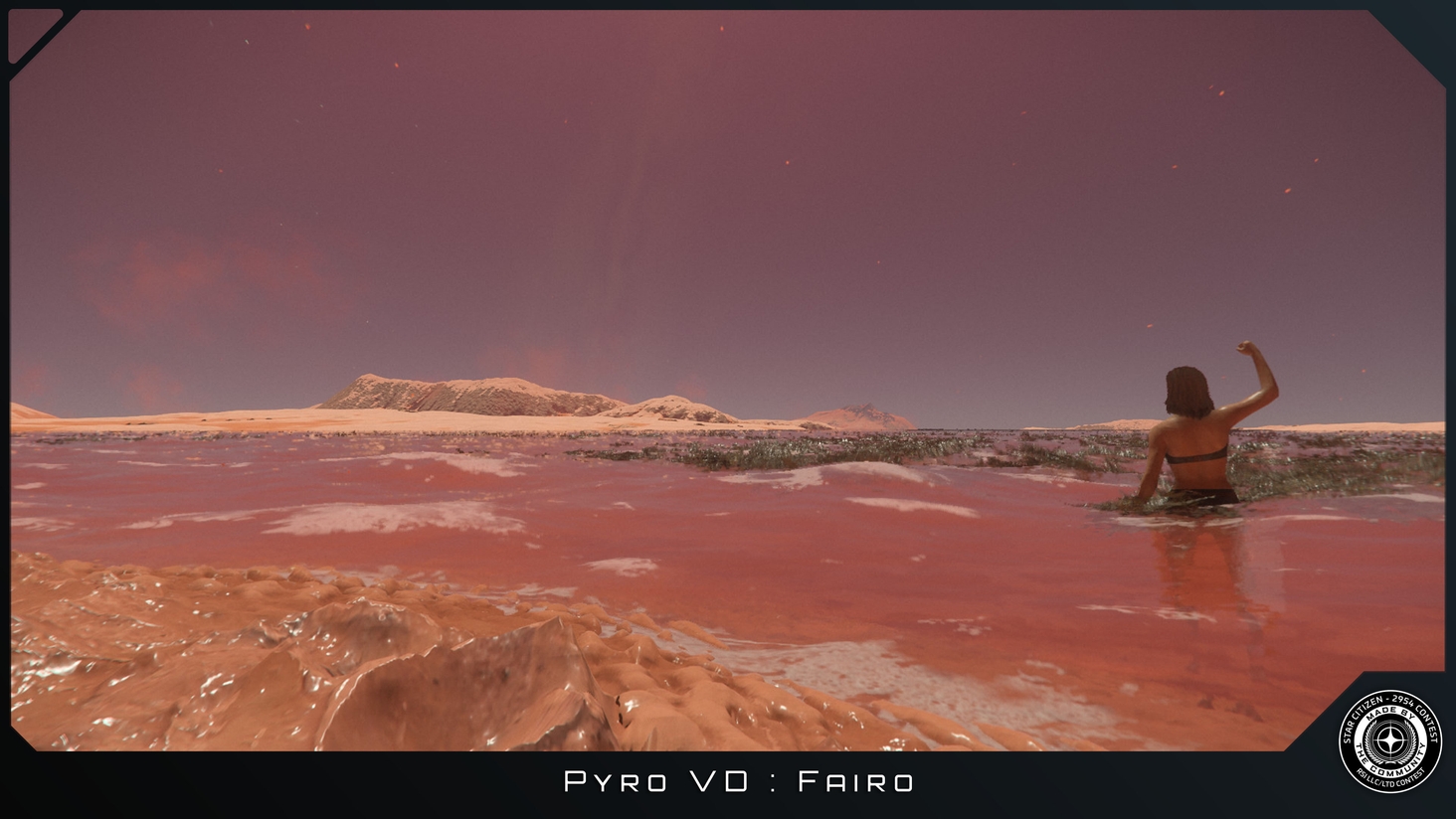 Couldn't resist a swim