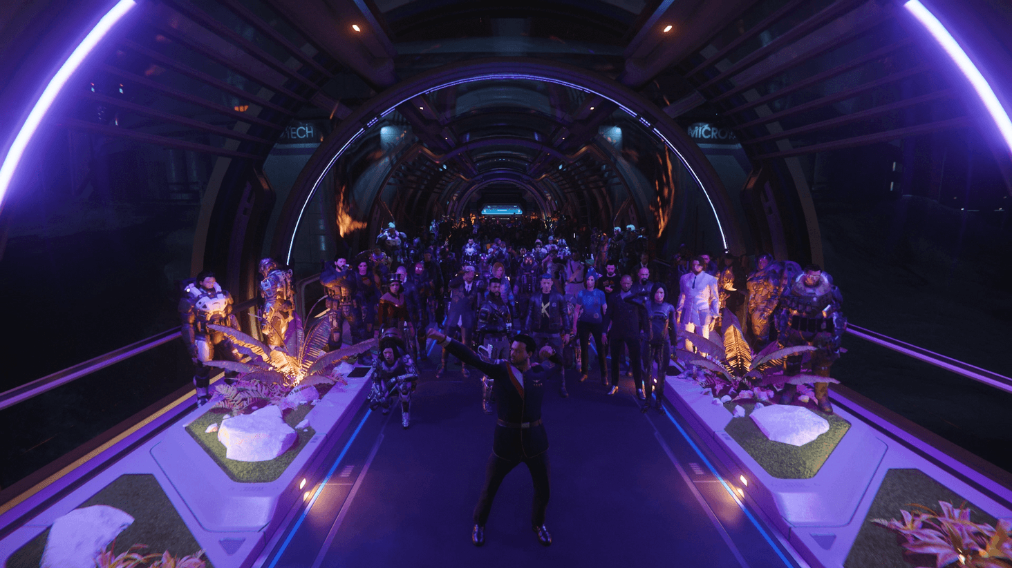 Group picture on the sky bridge (not everyone was at this location yet)