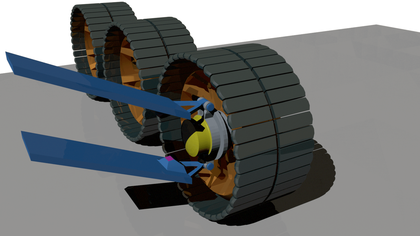 More suspension work in progress.