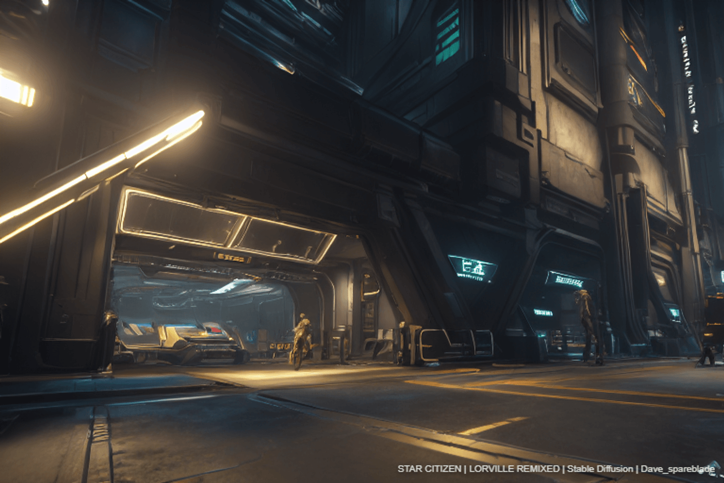 star citizen ship, Stable Diffusion