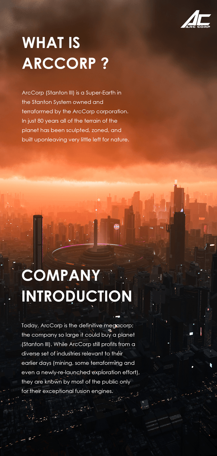 Stars and Company Description.